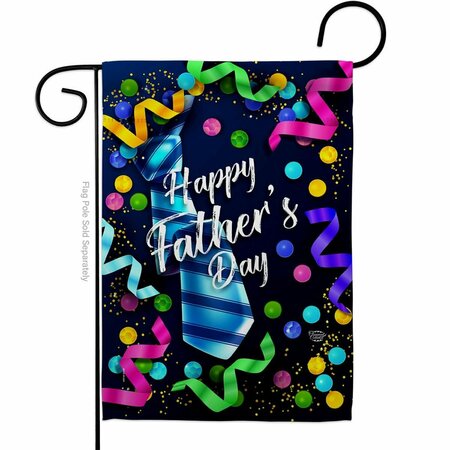 CUADRILATERO Best Tie Father Family Day 13 x 18.5 in. Double-Sided Decorative Vertical Garden Flags for CU3901963